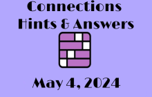 Connections NYT Game Hints & Answers Today May 4, 2024