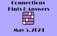 Connections NYT Game Hints & Answers Today May 5, 2024