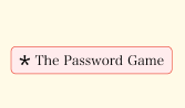 password game