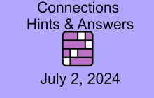 Connections NYT Game Hints & Answers Today July 2, 2024 img