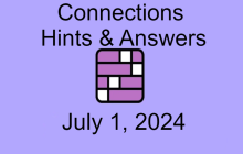 Connections NYT Game Hints & Answers Today July 1, 2024 img