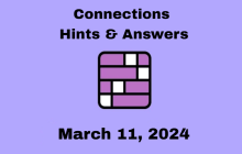 Connections NYT Game Hints & Answers Today March 11, 2024