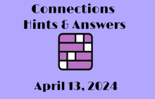 Connections NYT Game Hints & Answers Today April 13, 2024
