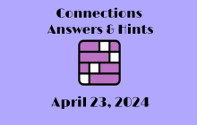 Connections NYT Game Hints & Answers Today April 23, 2024