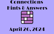 Connections NYT Game Hints & Answers Today April 26, 2024