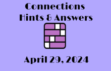 Connections NYT Game Hints & Answers Today April 29, 2024