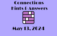 Connections NYT Game Hints & Answers Today May 13, 2024 img