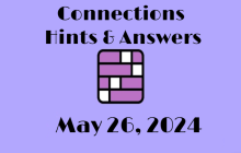 Connections NYT Game Hints & Answers Today May 26, 2024 img